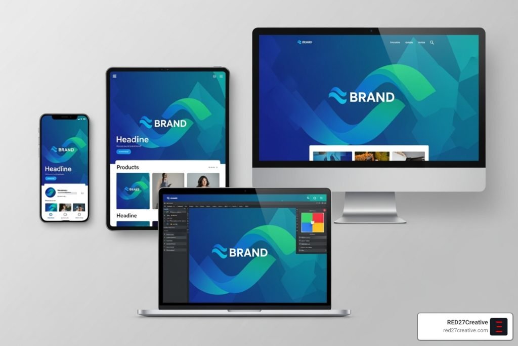 From Pixels to Power: Designing Your Brand's Online Home • Brand building website • RED27Creative Brand building website