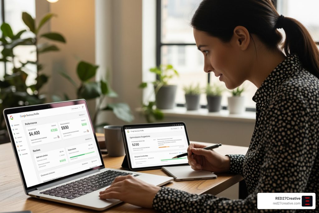 Boost Your Business: Master Google Profile Optimization Today • Business profile optimization • RED27Creative Business profile optimization