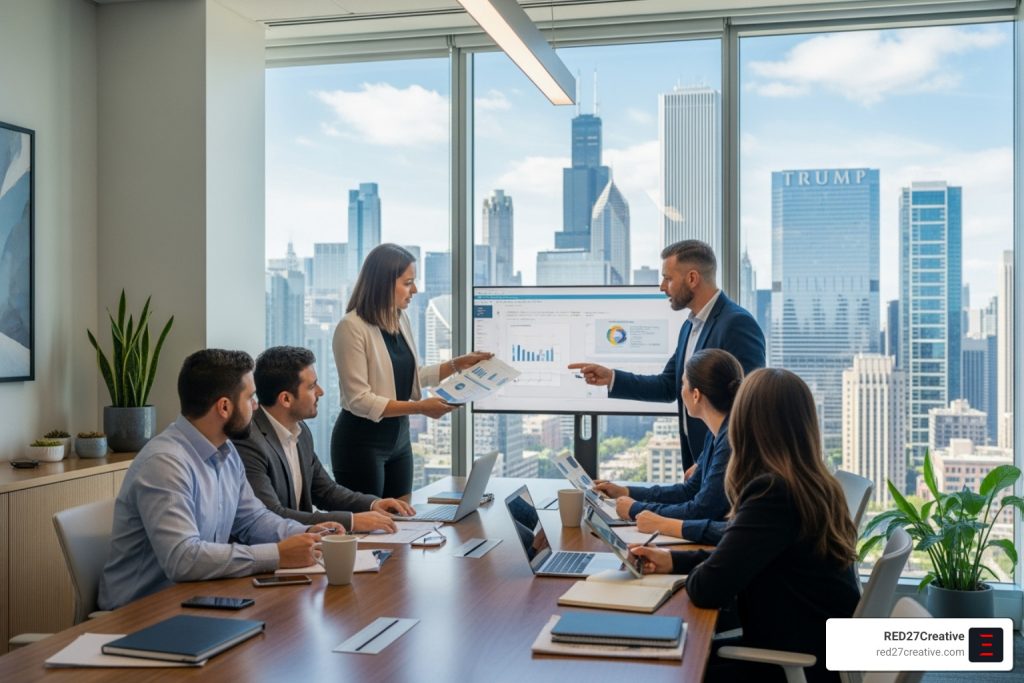 Chicago Copywriting Champs: Agencies That Nail Your Brand Voice • copywriting agency Chicago • RED27Creative copywriting agency Chicago