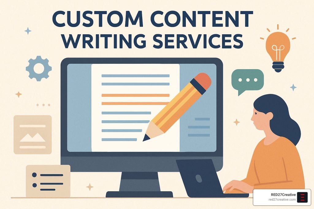 Made-to-Measure Messaging: Top Custom Content Writing Services • custom content writing services • RED27Creative custom content writing services