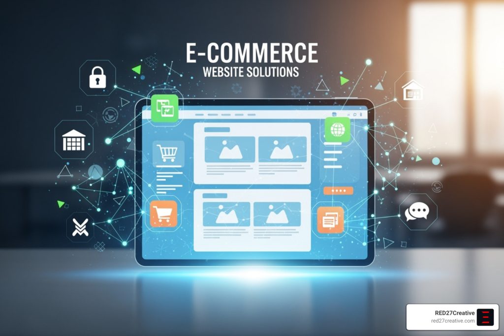 Future-Proof Your Store: Top E-commerce Solutions for a Modern Online Presence • e-commerce website solutions • RED27Creative e-commerce website solutions
