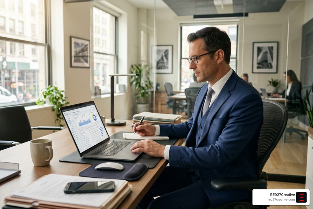 Google Ads Management for Lawyers: From Clicks to Clients Without Losing Your Appeal • google ads management for lawyers • RED27Creative google ads management for lawyers