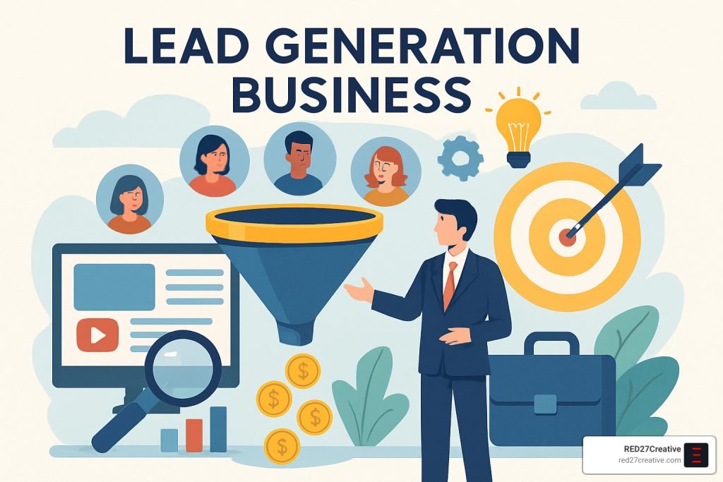From Zero to Hero: Starting Your Lead Generation Business From Scratch • lead generation business • RED27Creative lead generation business