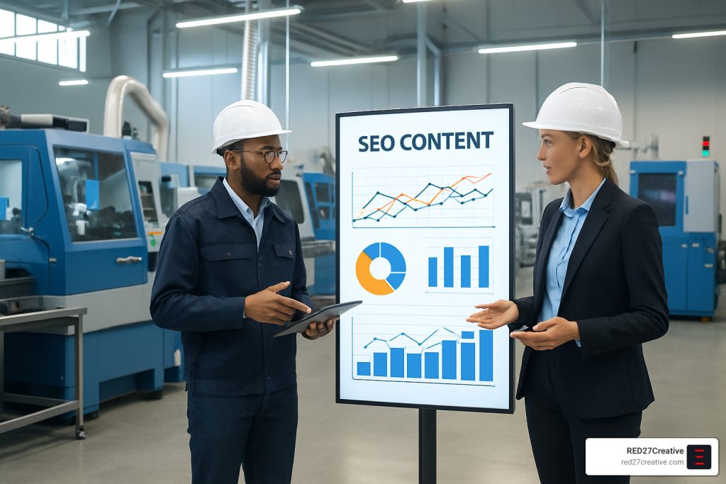 How Manufacturers Can Create SEO Content That Actually Works • seo content for manufacturers • RED27Creative seo content for manufacturers
